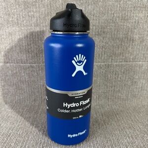 New Hydro Flask 32 oz. Wide Mouth - Everest Blue - Vacuum Double Wall Insulated